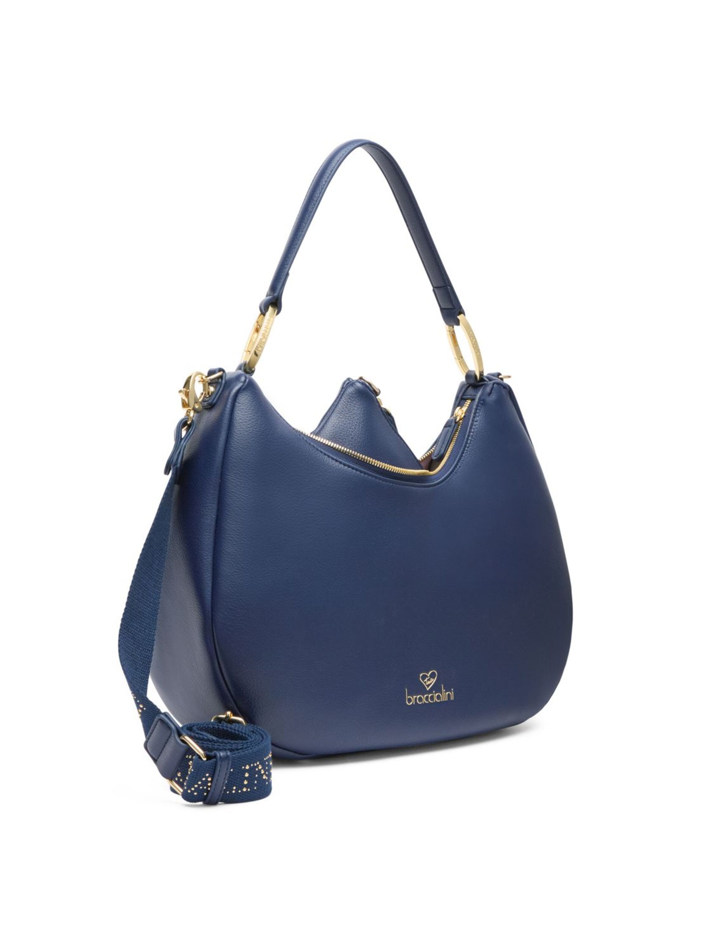 Borsa a spalla 'Amy' di Braccialini in blu