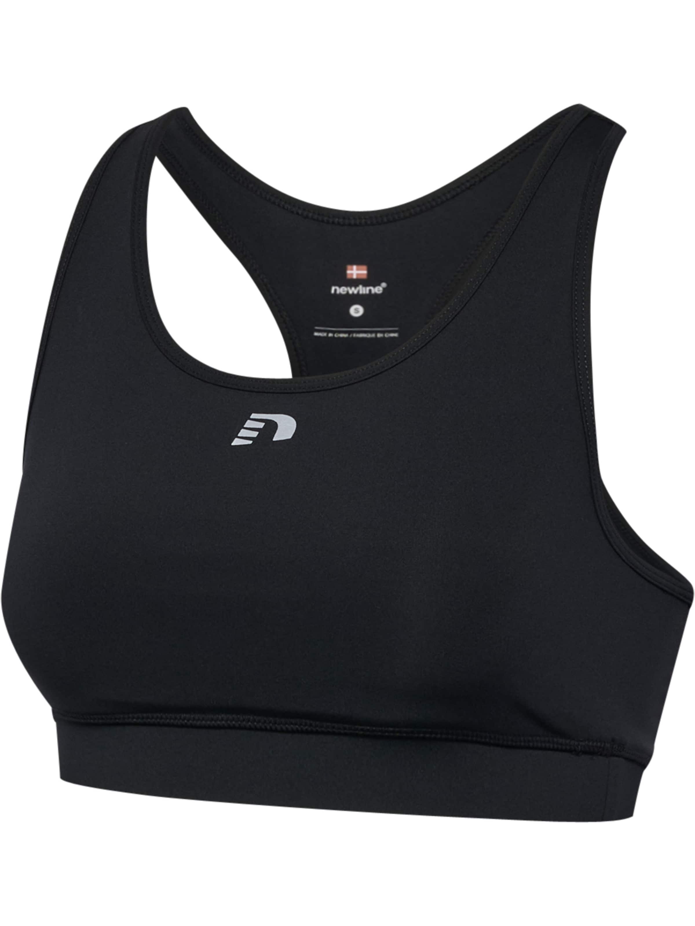 Bustier Soutien-gorge de sport Newline en noir
