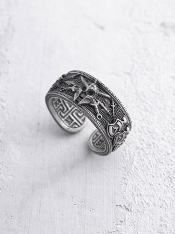 Anello 'SPARTA' di REYTEL in argento: frontale