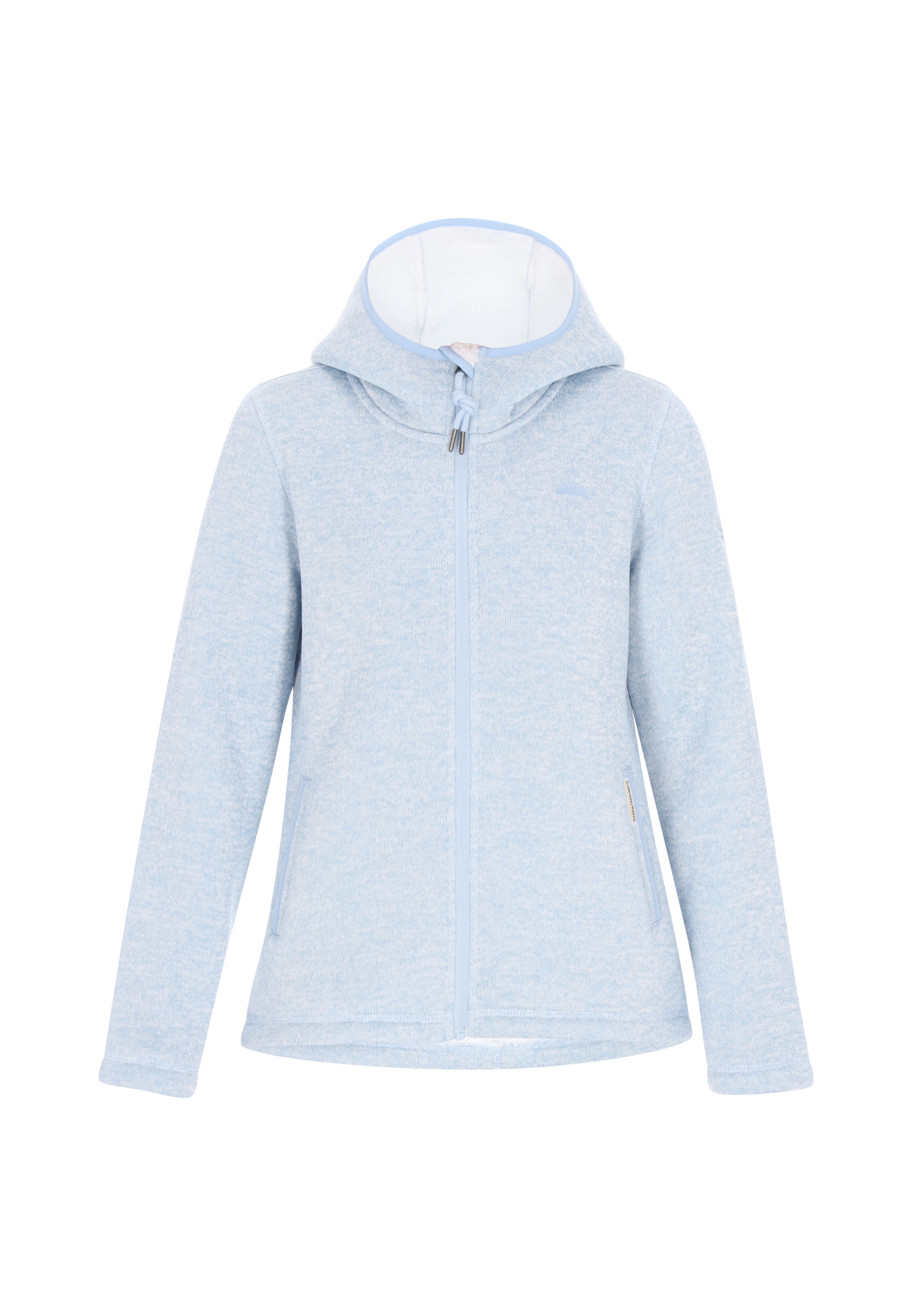 Schmuddelwedda Fleece jas in Blauw: voorkant