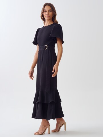 Robe 'REXANA' Tussah en noir