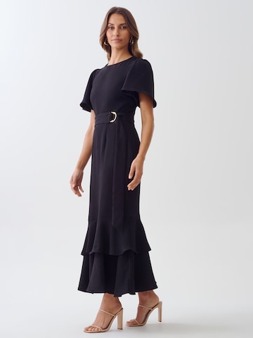 Tussah Dress 'REXANA' in Black