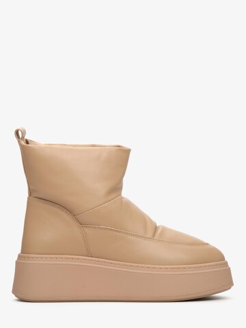 Estro Snow boots '218-1' in Brown: front