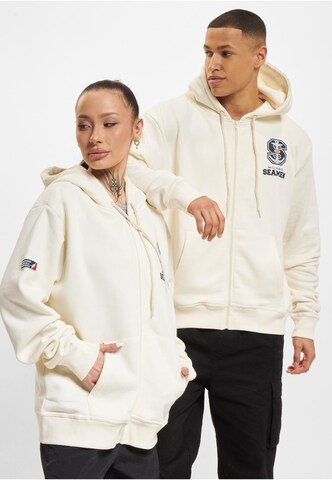 European League of Football Sweatvest 'DefShop x European League of Football  Milano Seamen' in Beige