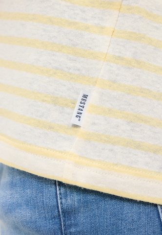 MUSTANG Shirt 'Amy' in Gelb