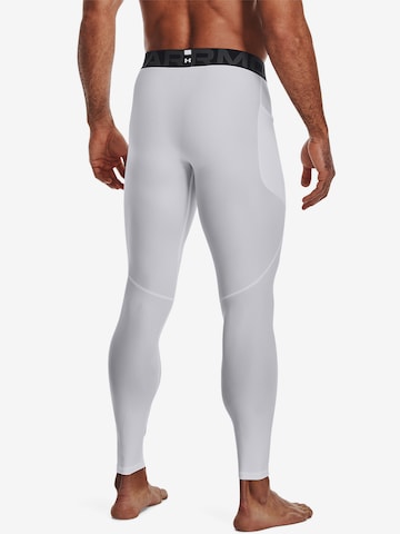 UNDER ARMOUR Skinny Sporthose in Weiß