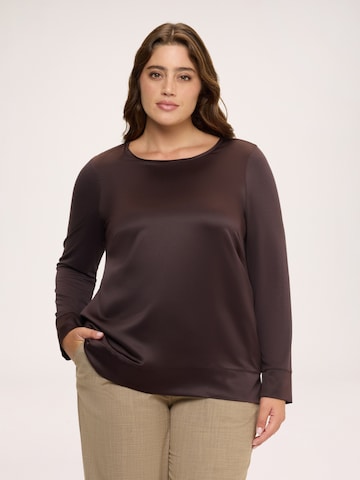 T-shirt Fiorella Rubino en marron
