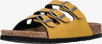 Cruz Mules 'SANTA' in Yellow: front