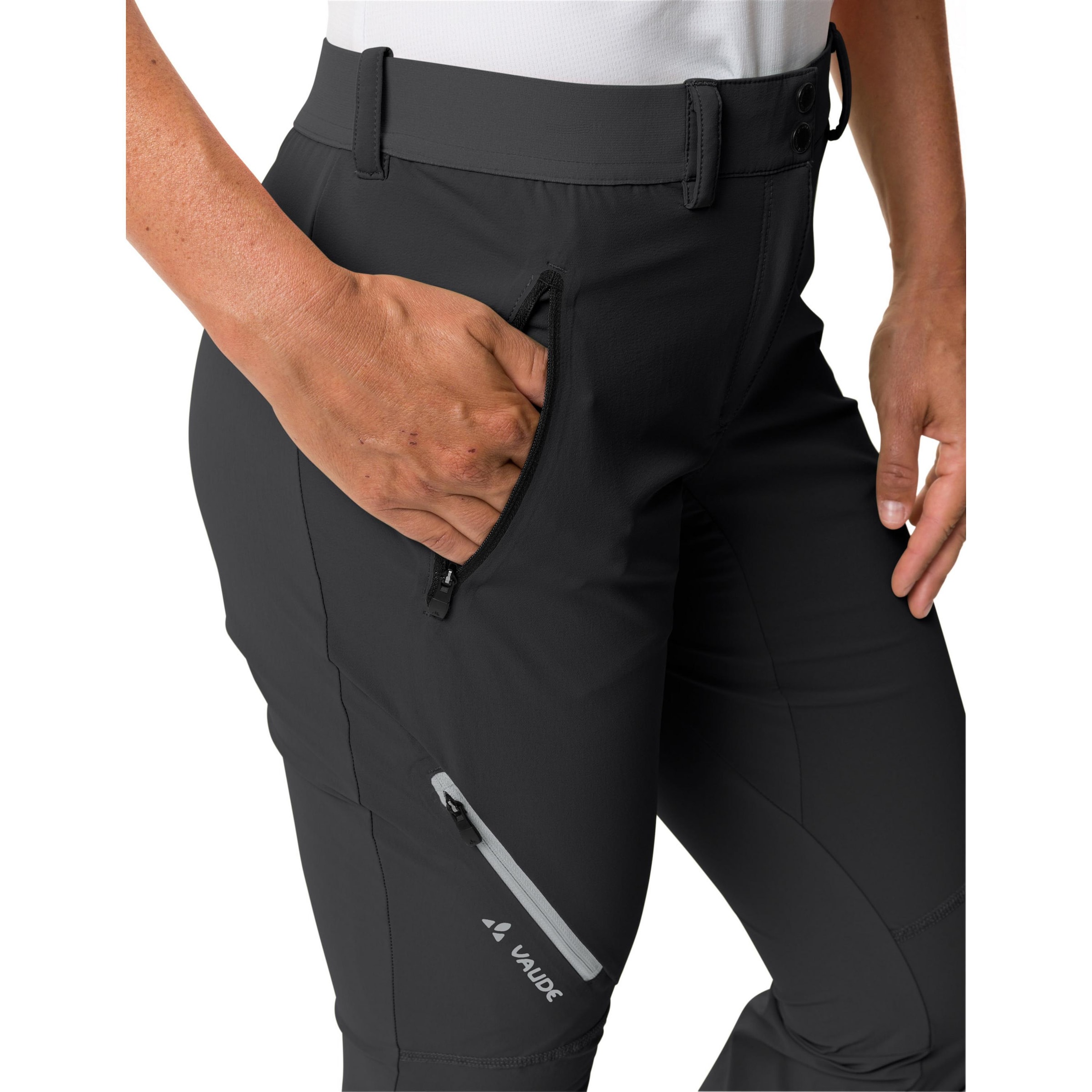 VAUDE Regular Outdoor trousers 'Scopi II' in Black