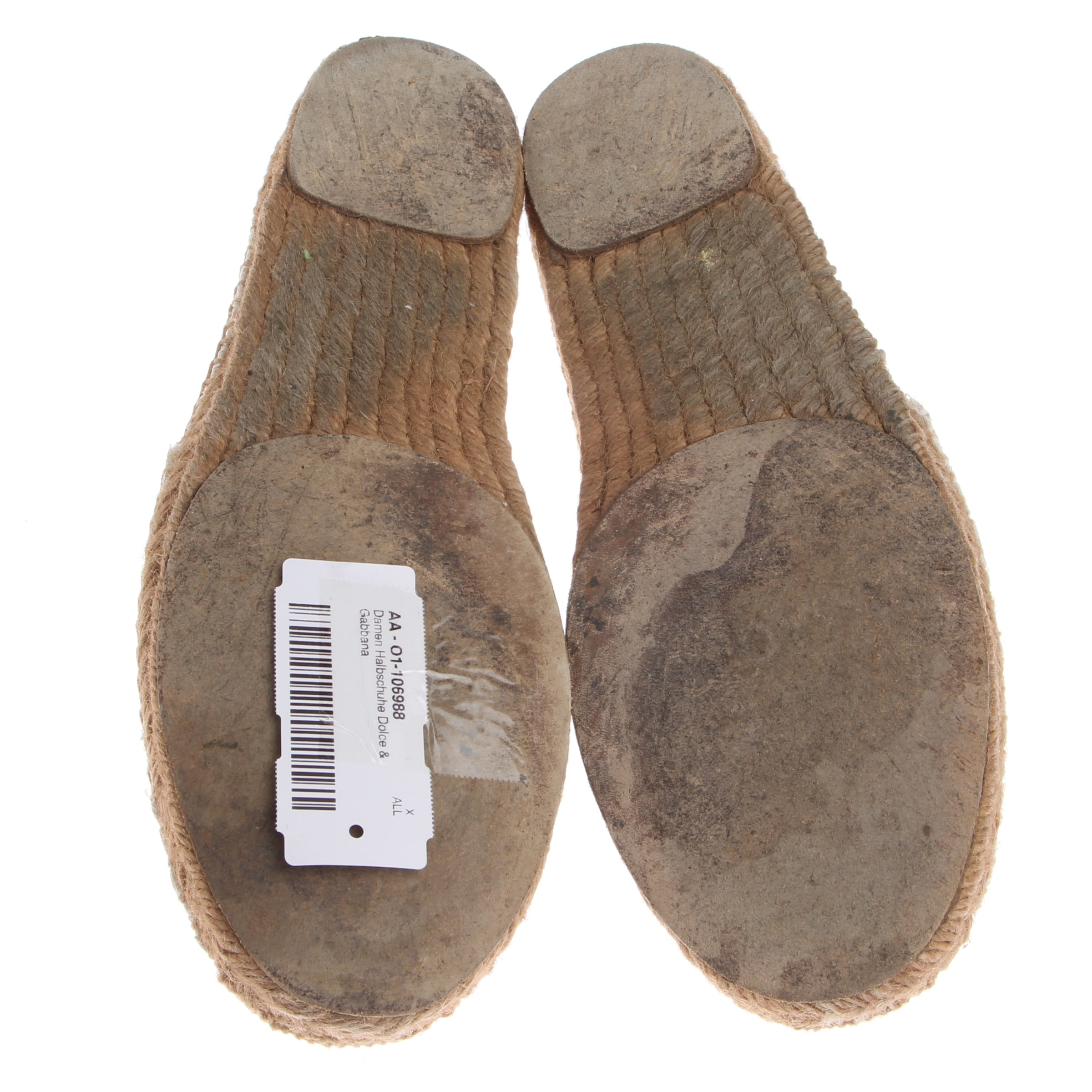 DOLCE & GABBANA Halbschuhe 40 in Weiß