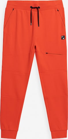 4F Ozke Športne hlače | oranžna barva: sprednja stran