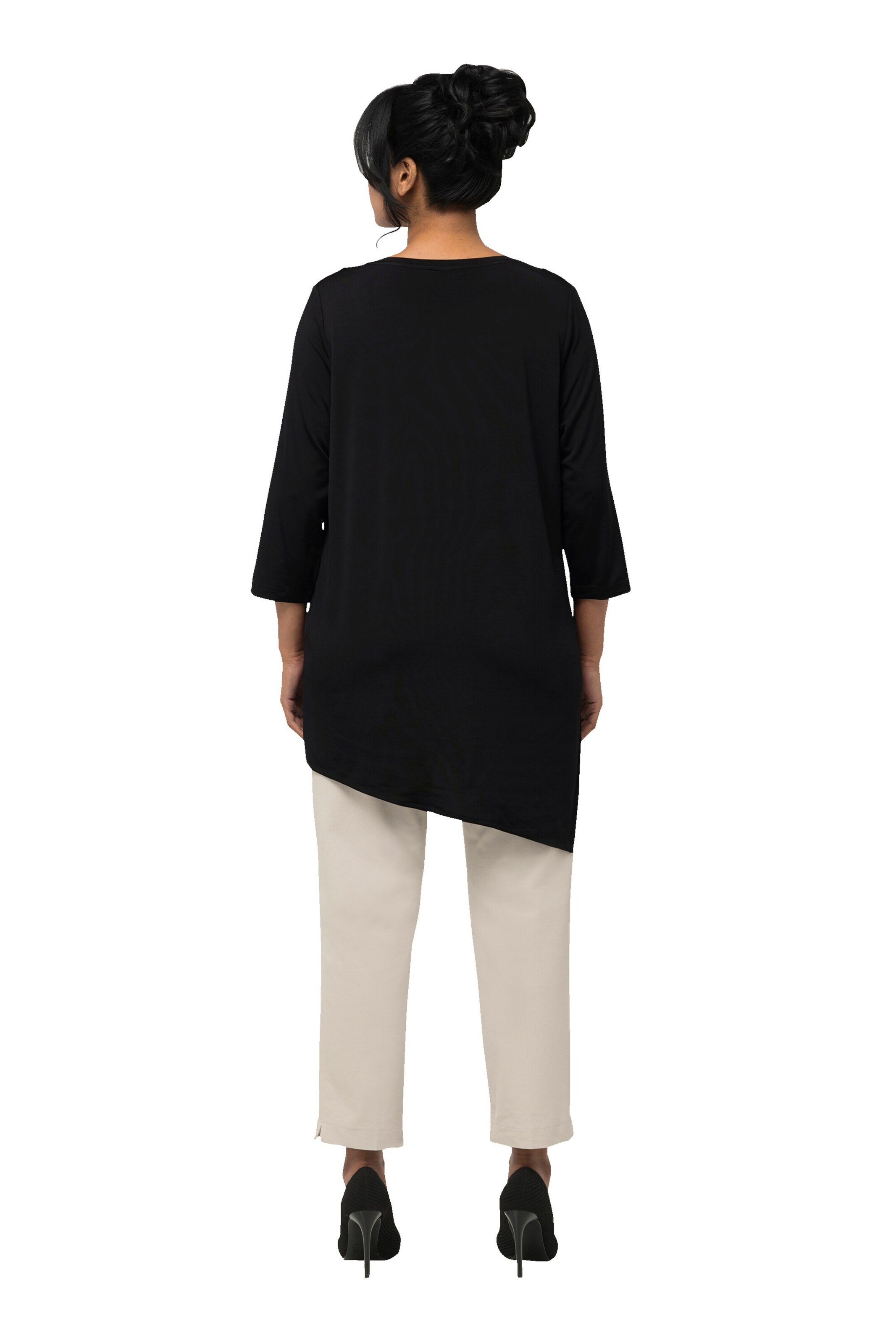 Ulla Popken Shirt in Zwart