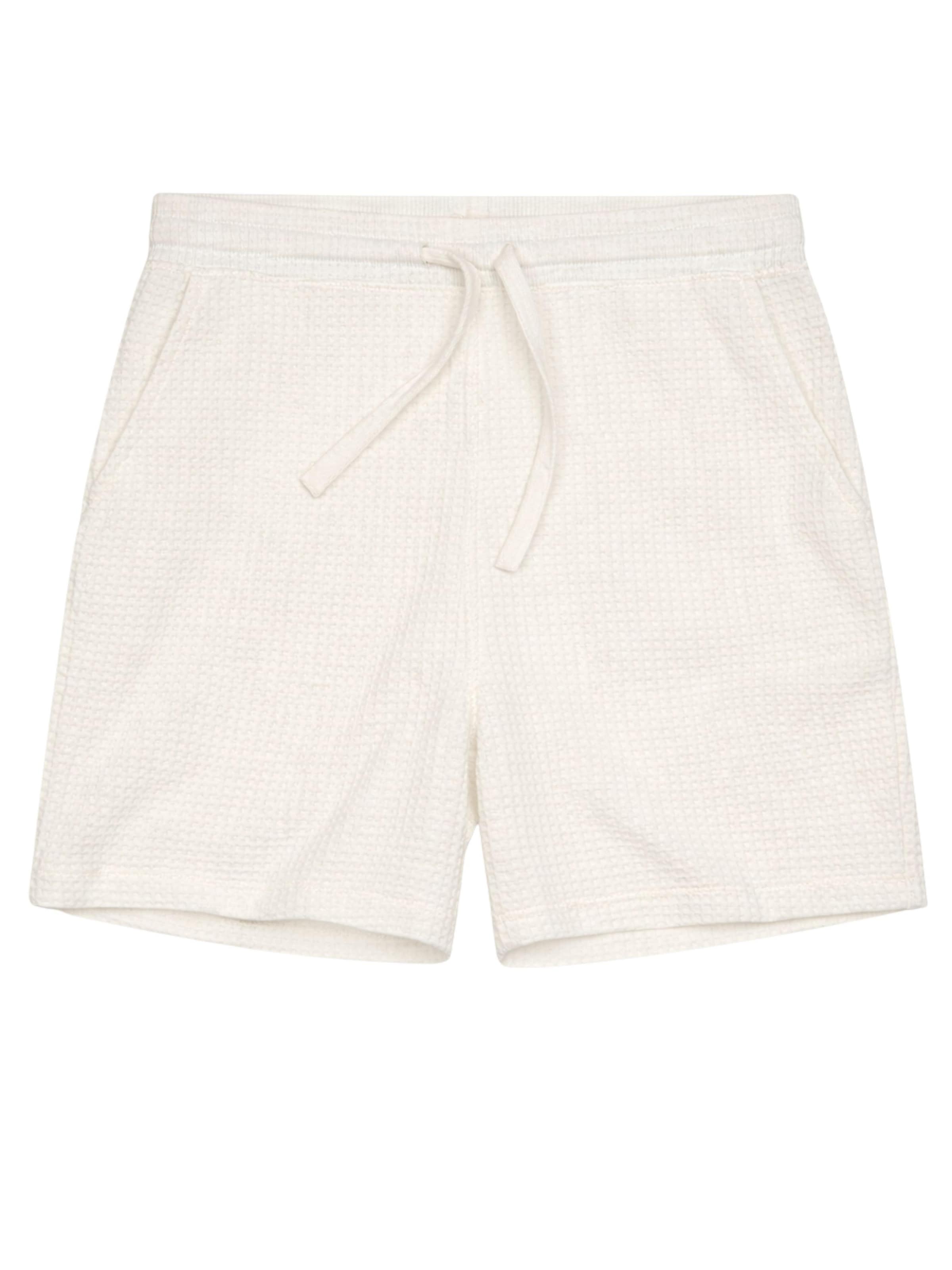 Pyjama court 'Vian' LDB en blanc : devant