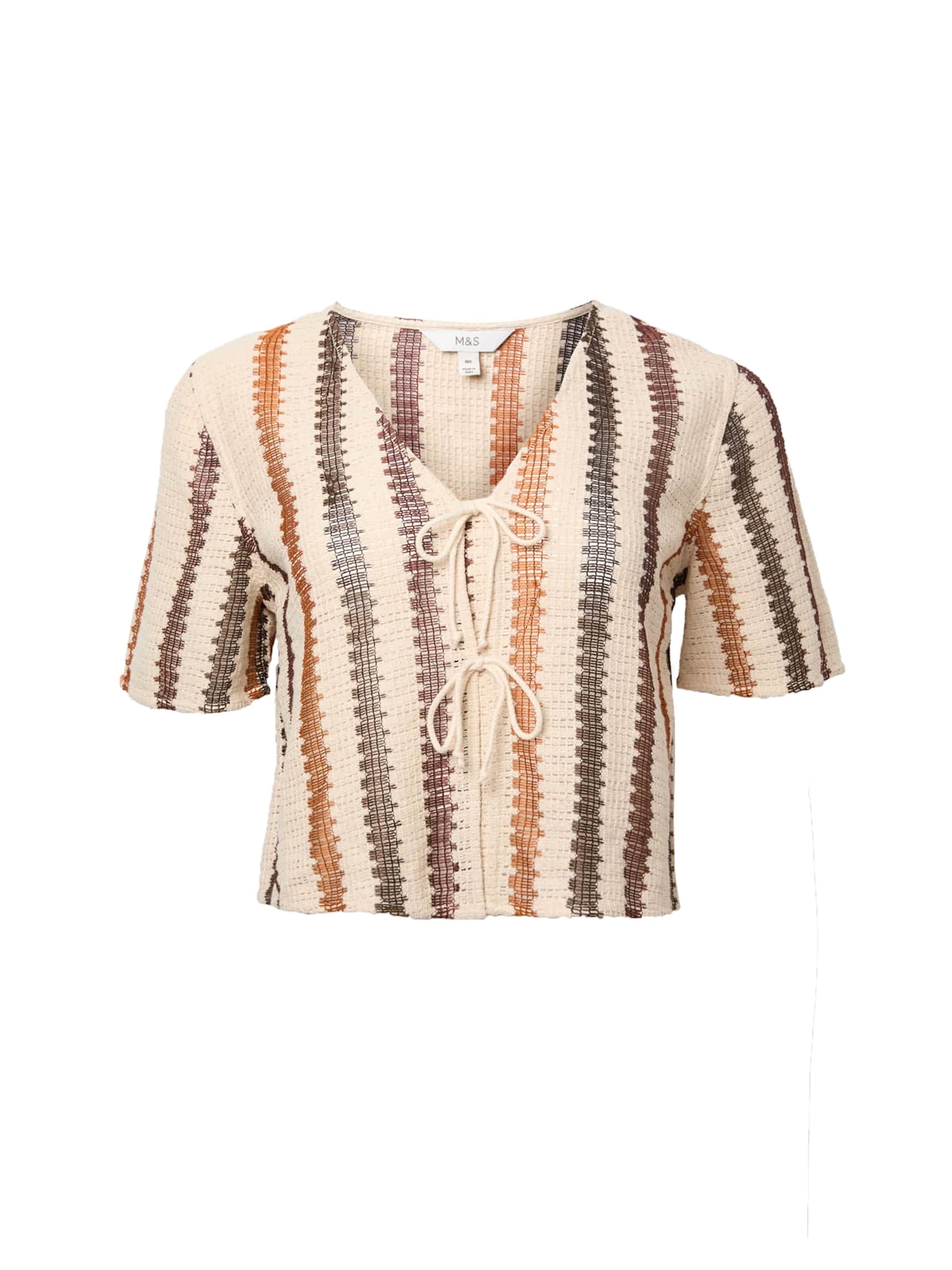 Cardigan Marks & Spencer en beige : devant