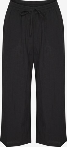 Wide leg Pantaloni di Kaffe in nero: frontale