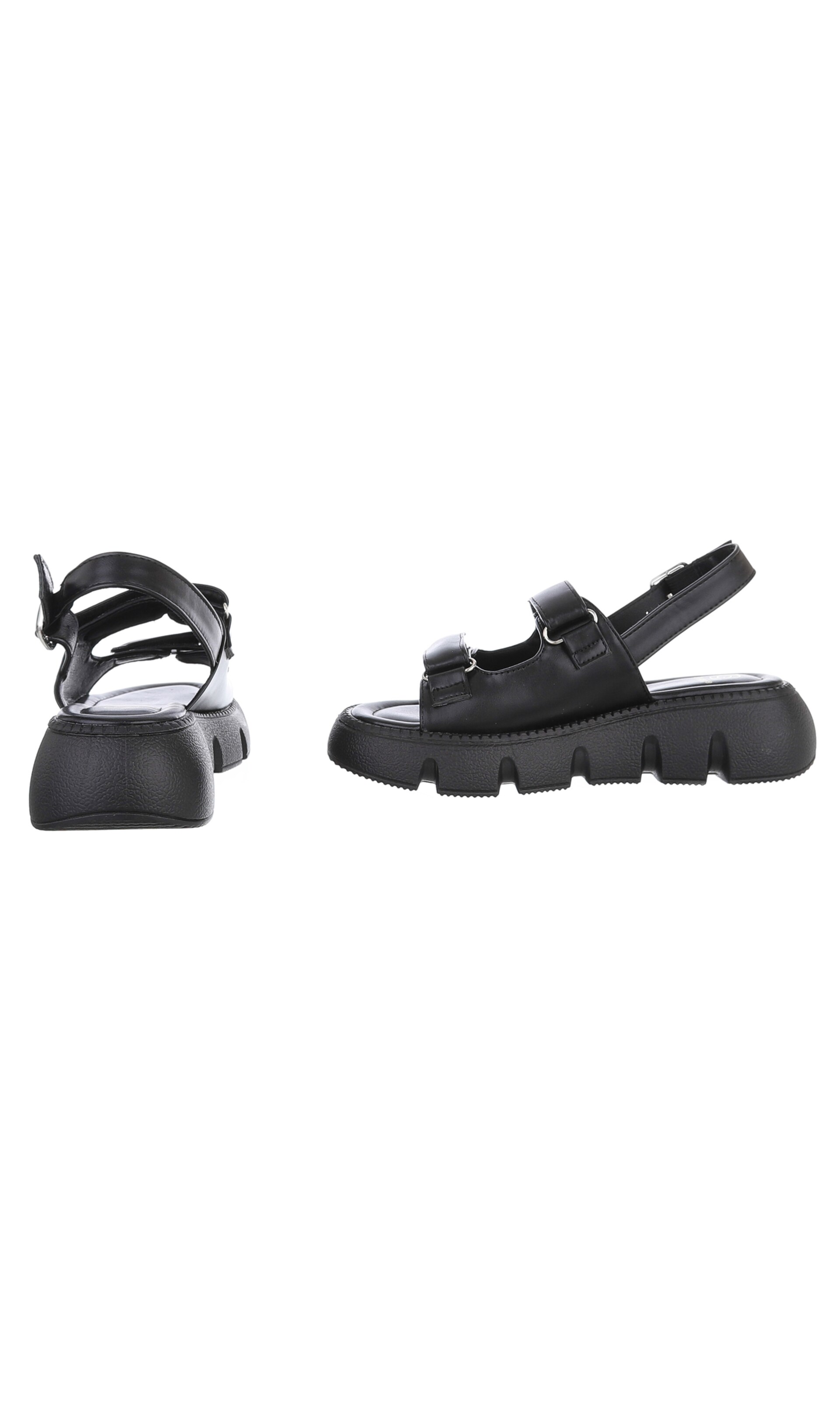 Ital-Design Sandalette in Schwarz