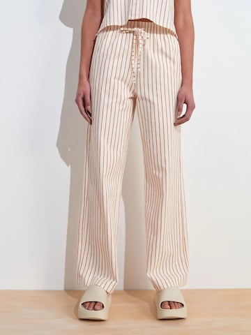 Dilvin Wide leg Pants in Orange