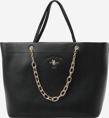 U.S. POLO ASSN. Шоппер 'Stanford' в Черный: спереди