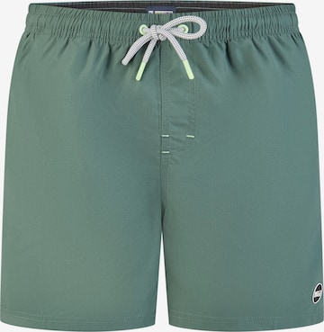 Happy Shorts Board Shorts in Green: front
