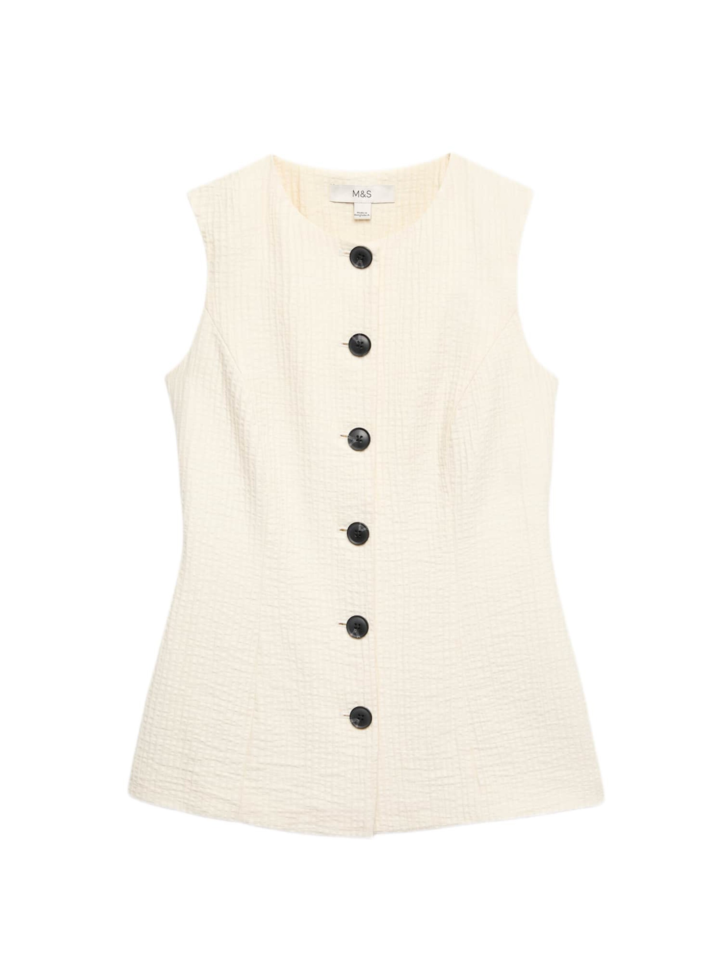 Gilet Marks & Spencer en beige : devant