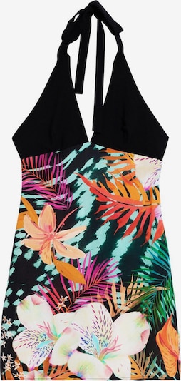 Desigual Šaty - tyrkysová / oranžová / neónovo ružová / čierna, Produkt