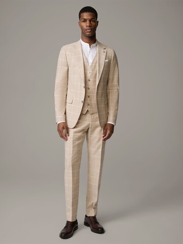 STRELLSON Slim fit Pants 'Max' in Beige