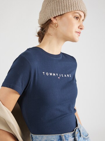 mėlyna Tommy Jeans Marškinėliai