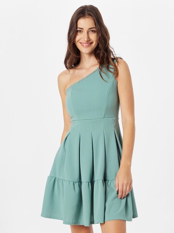 WAL G. Cocktail Dress 'JANINE' in Green: front