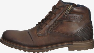 bugatti Lace-Up Boots in Brown