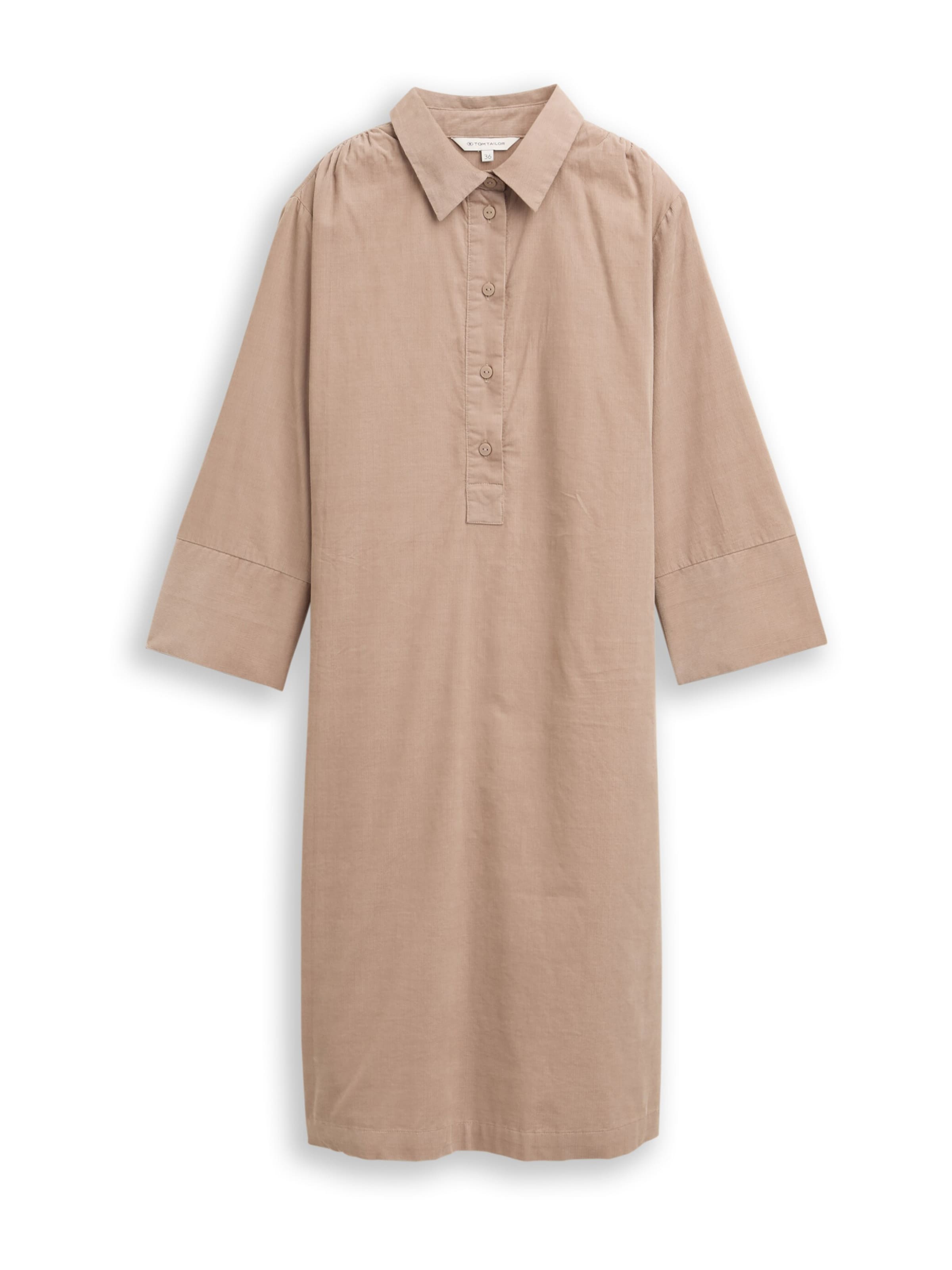 Rochie tip bluză de la TOM TAILOR pe gri: față