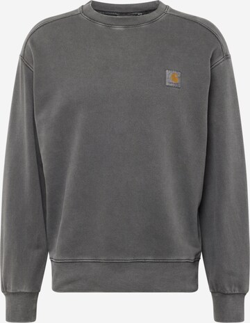 Carhartt WIP Sweatshirt 'Nelson' in Zwart: voorkant