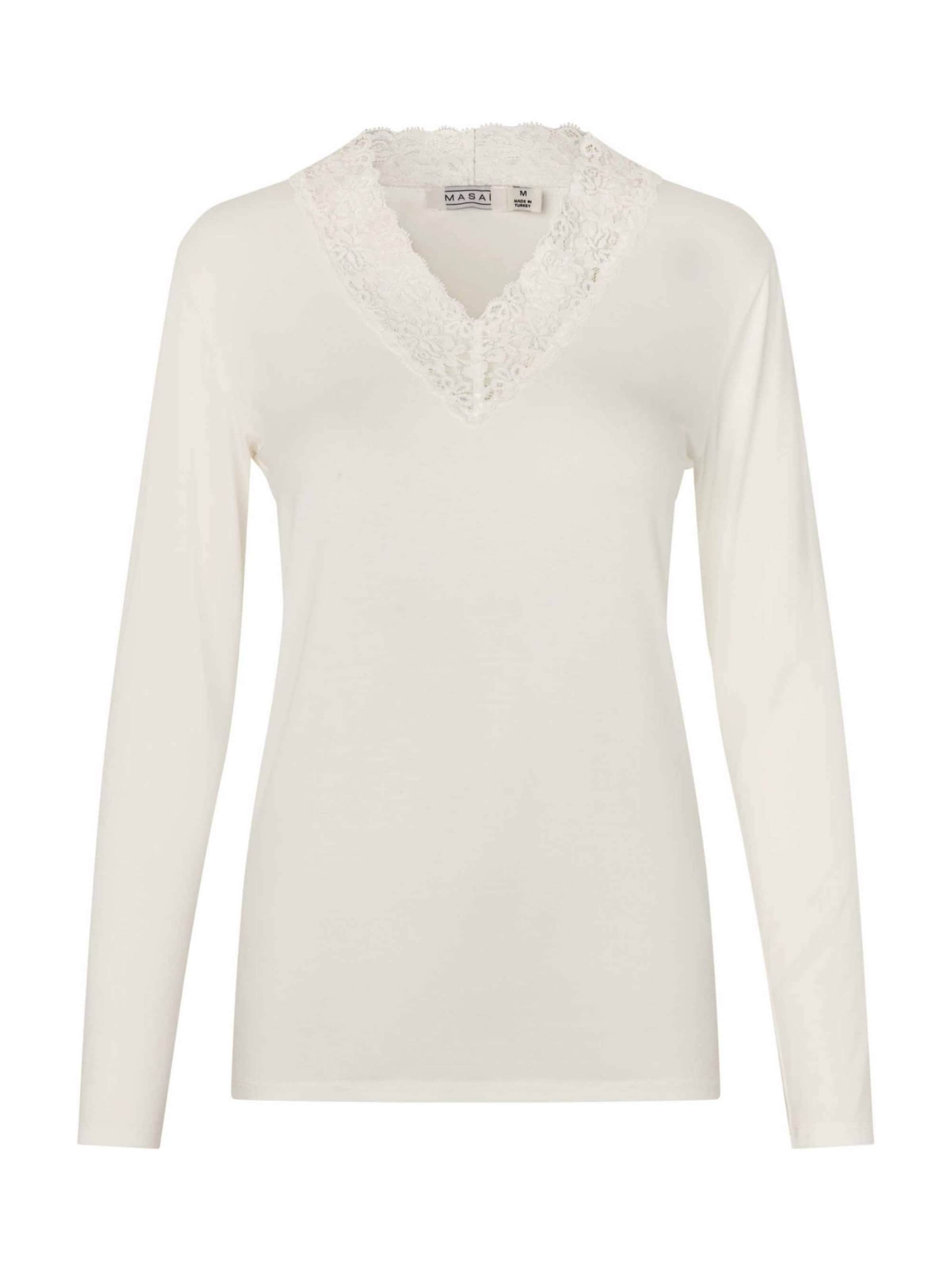 Masai Blouse 'MaDionius' in Wit: voorkant