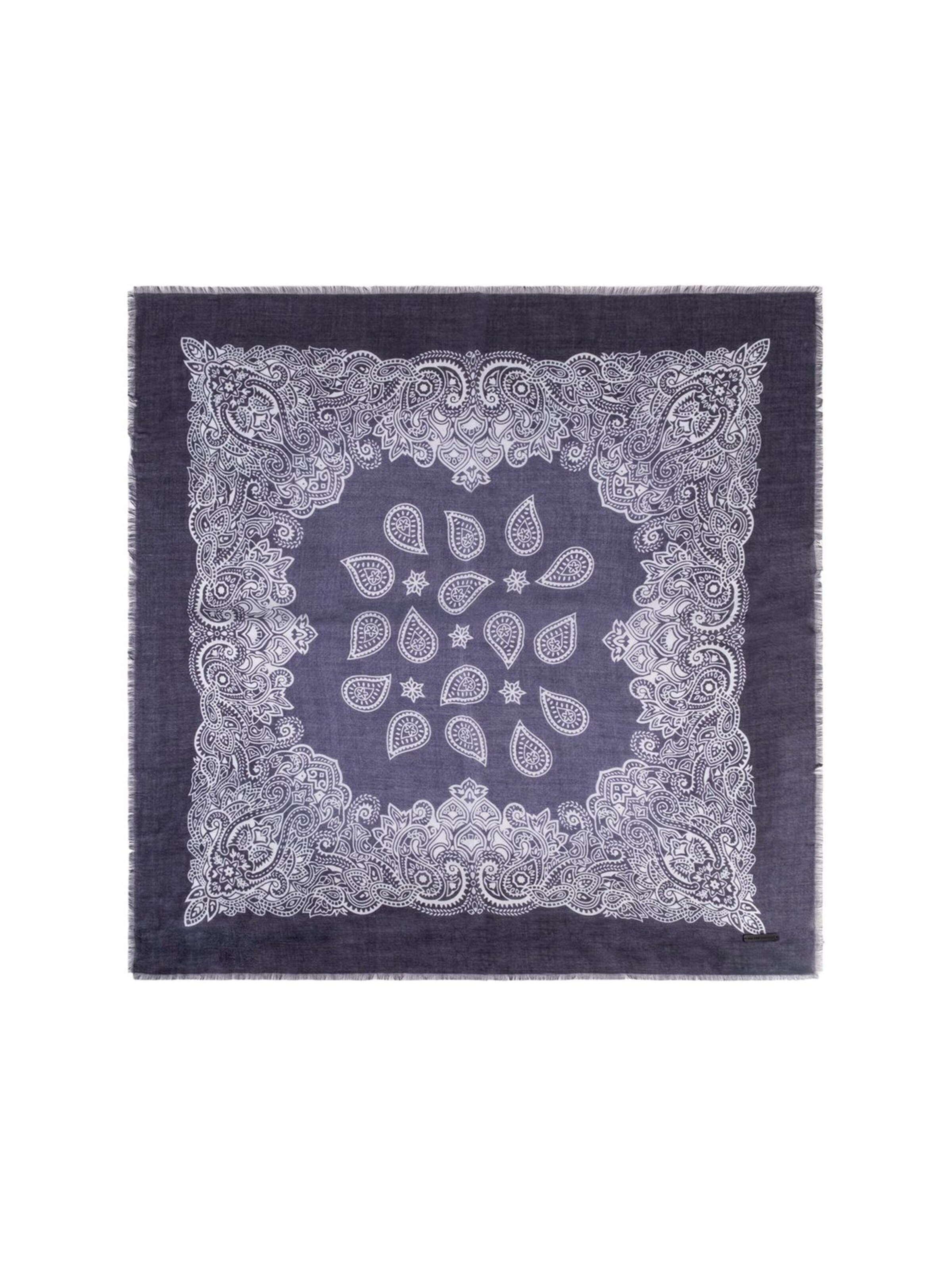 SILK & CASHMERE Schal‌‌‌‌ in Blau: Vorderseite
