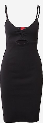 HUGO Red - Vestido 'Narasia' en negro: frente