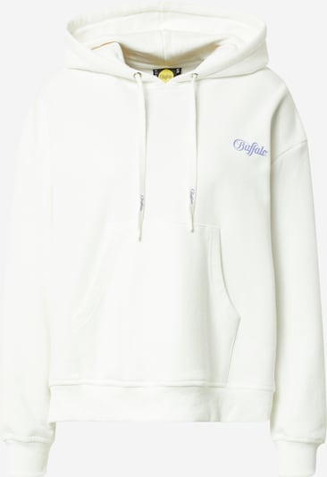 Buffalo Apparel Sweat-shirt 'ASTRID' en violet foncé / blanc, Vue avec produit