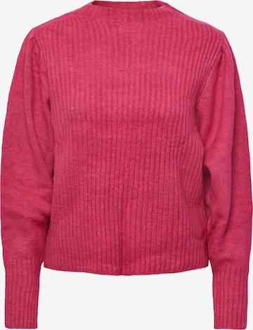 Pull-over 'Ana' PIECES en rouge : devant