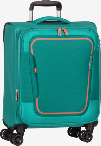 American Tourister Cart 'Pulsonic Spinner 55 EXP ' in Blue: front
