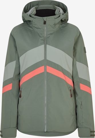 ZIENER Athletic Jacket 'Telia' in Green: front