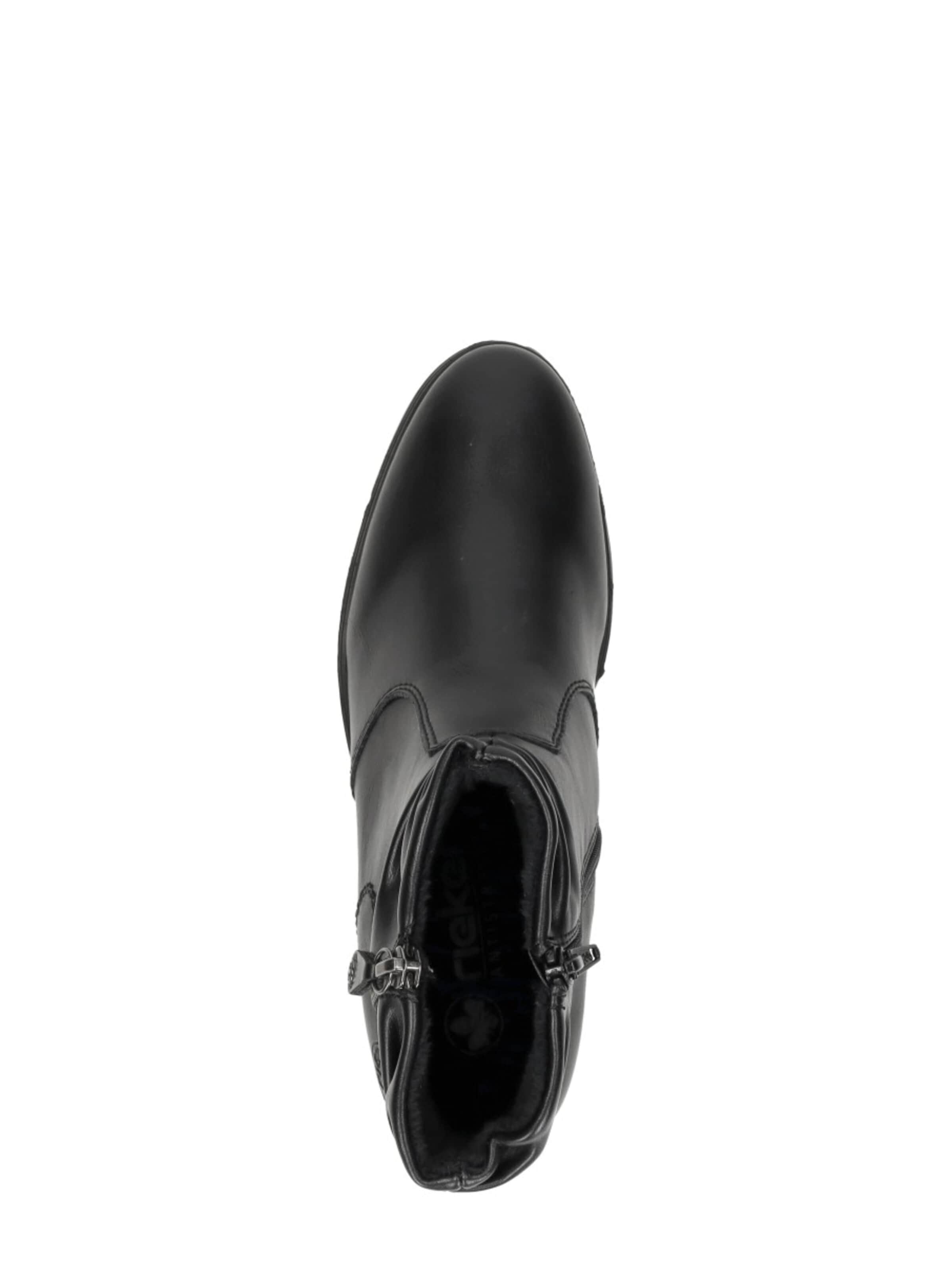 Boots 'Enkellaarsjes Hak' Rieker en noir