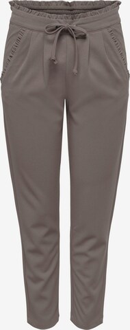 JDY Pleat-Front Pants 'Catia' in Grey: front