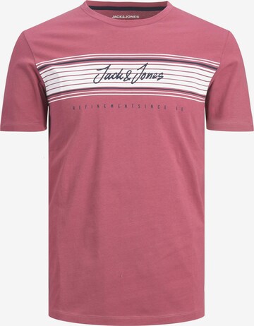 Jack & Jones Plus T-Shirt 'Leo' in Pink: front