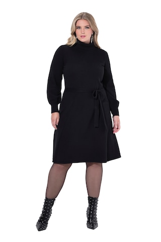 MIAMODA Jurk in Zwart: voorkant