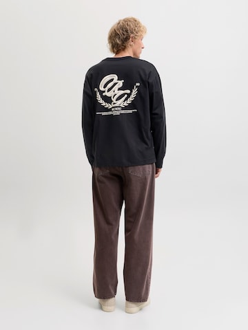 Maglietta 'JORFREDERIKSBERG' di JACK & JONES in nero