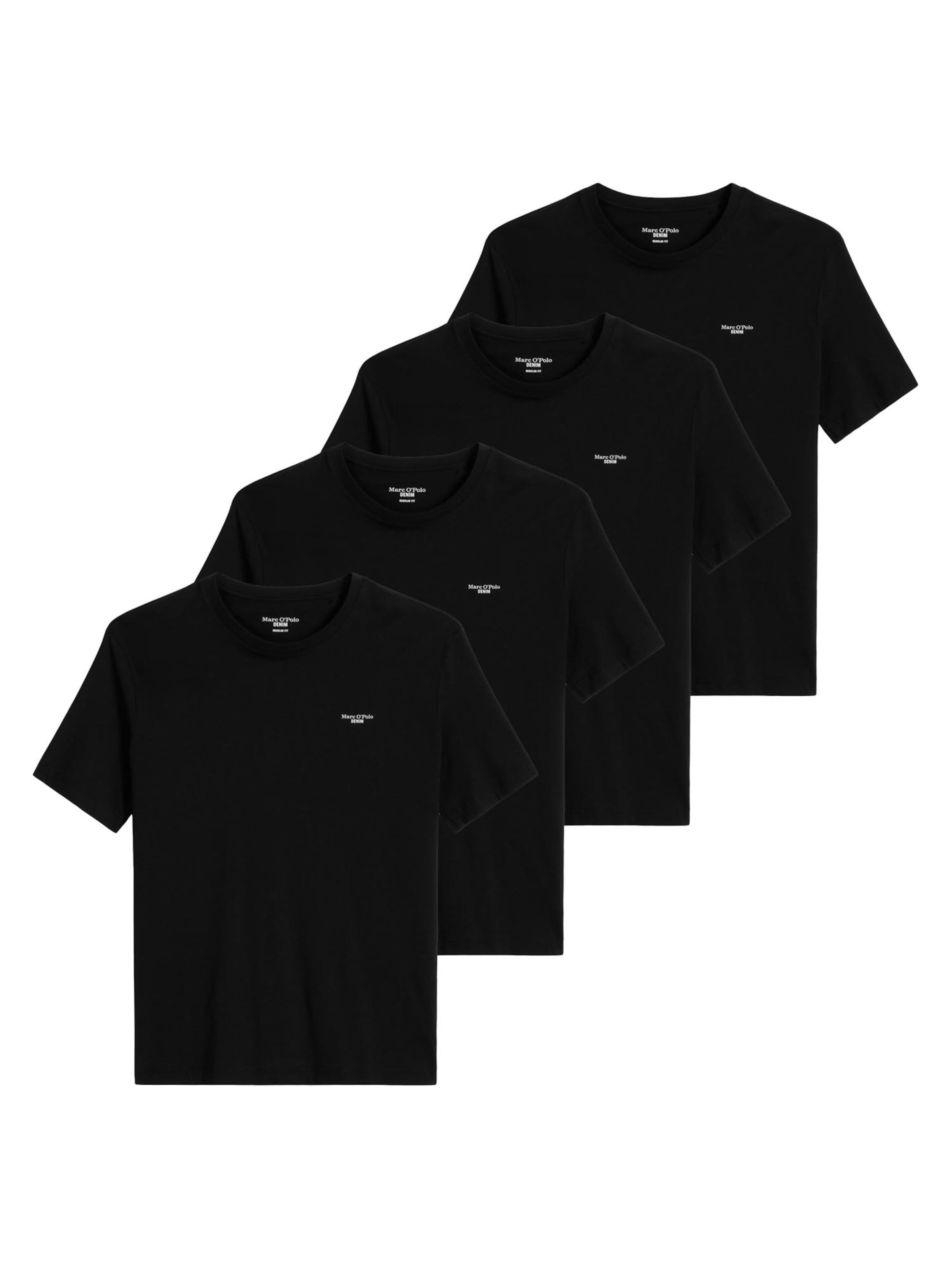 Marc O'Polo DENIM Shirt 'Basic' in Black: front