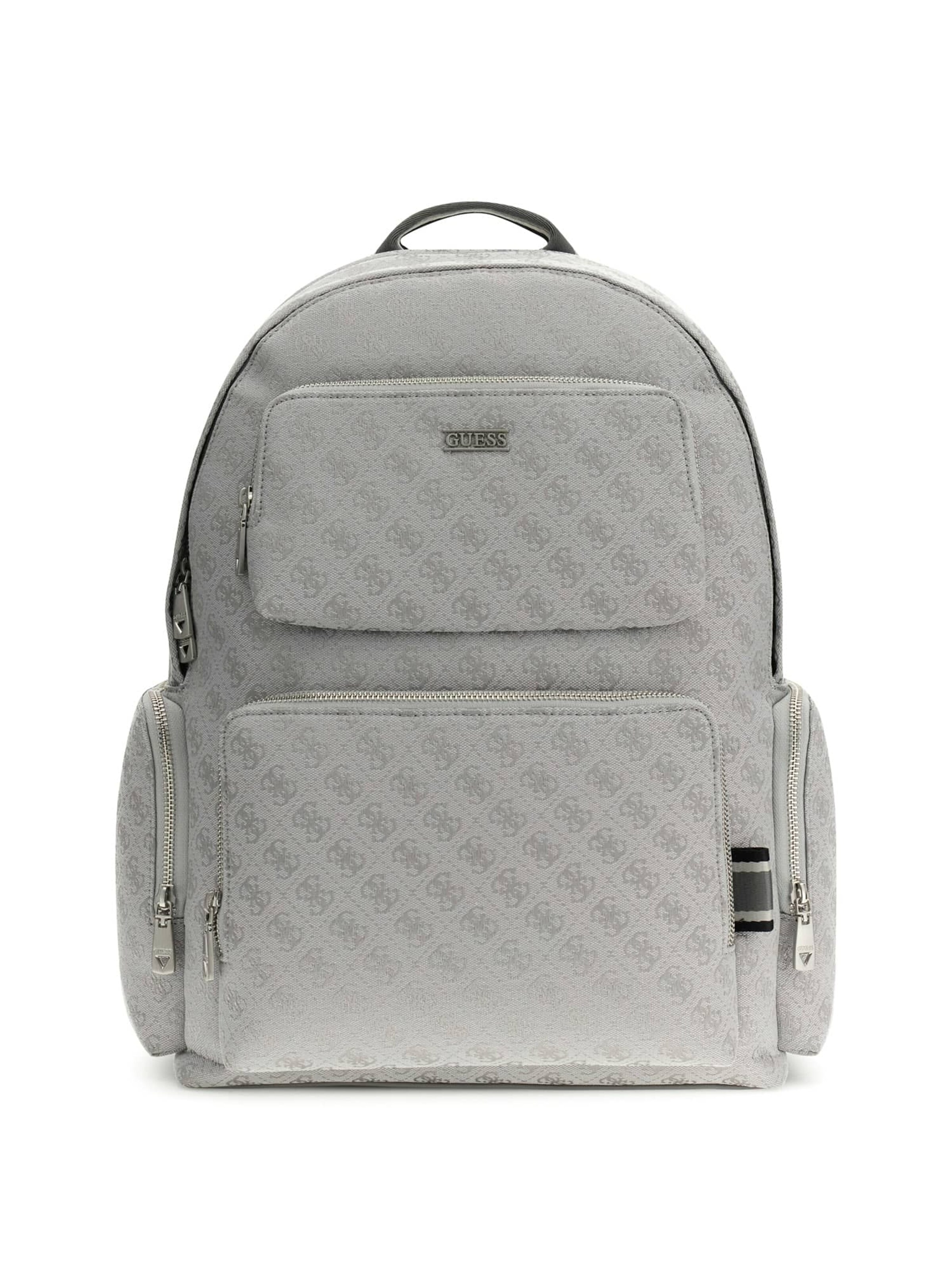 GUESS Rucksack 'Boston' in Grau: Vorderseite
