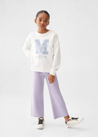 MANGO KIDS Szeroka nogawka Jeansy 'Seamless' w kolorze fioletowy