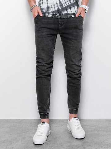 Ombre Slimfit Jeans 'P907' in Schwarz