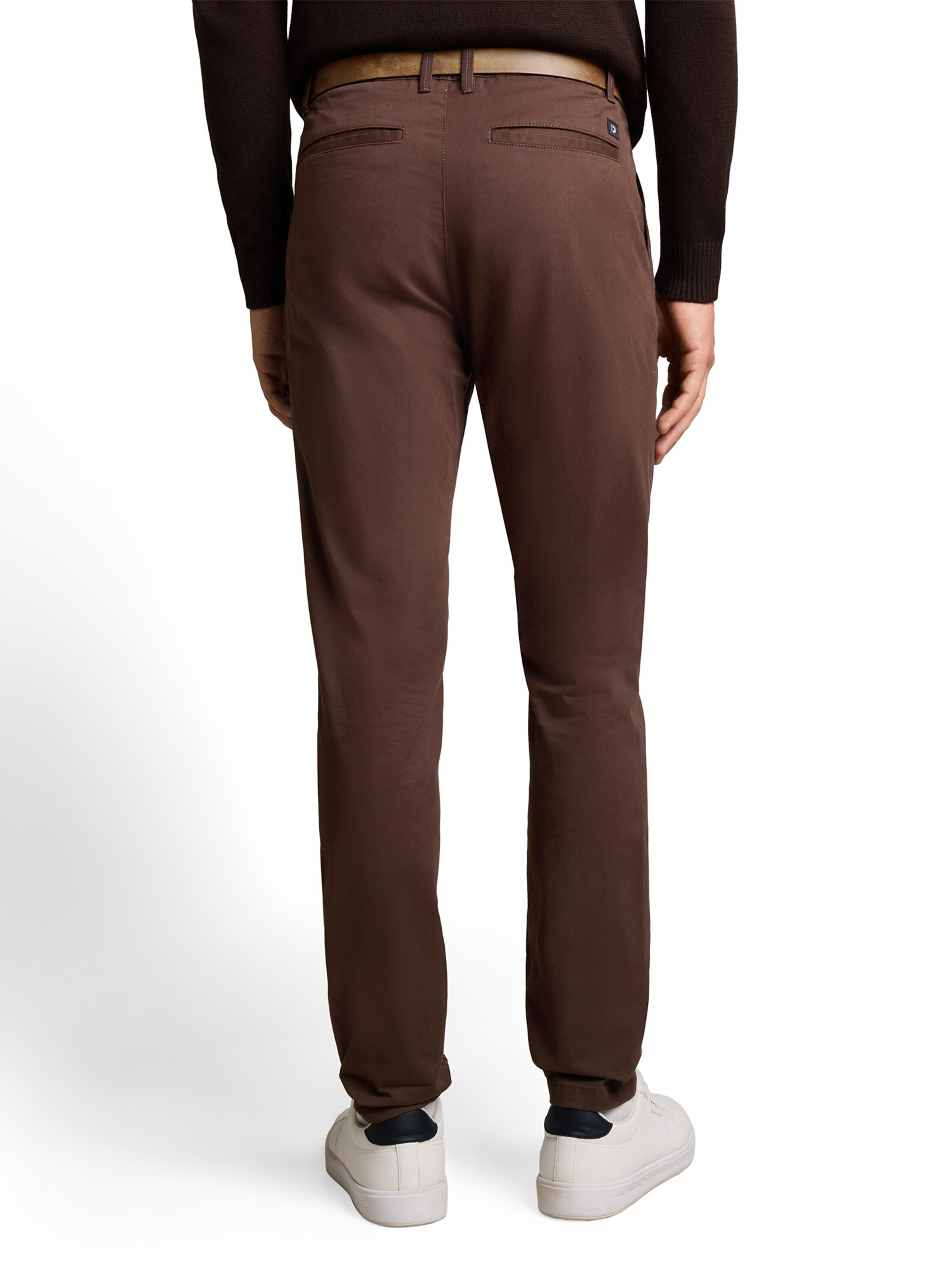Slimfit Pantaloni chino di TOM TAILOR DENIM in marrone