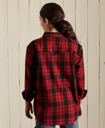 Superdry Bluse in Rot