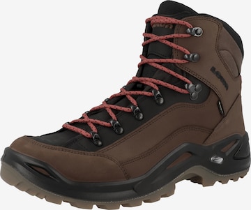 LOWA Boots 'Renegade GTX Mid' in Brown: front